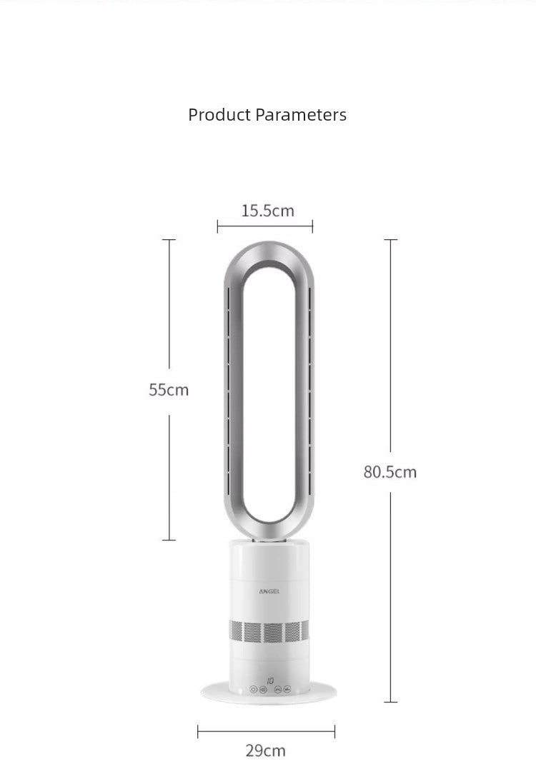 Angel German Heating Energy Saving Shaking Head Bladeless Fan