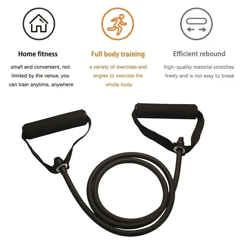 Resistance Exercise Bands With Handles For Men Women