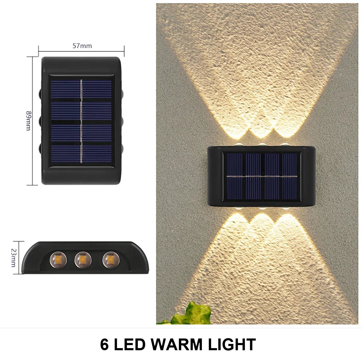Solar Outdoor Waterproof Wall Lamp