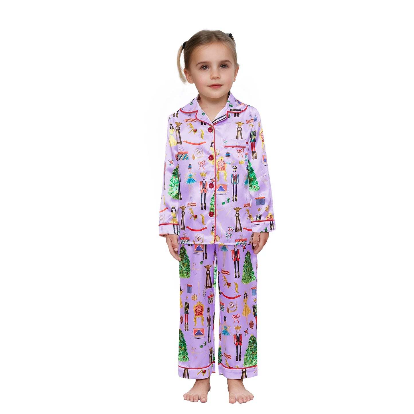 Matching Christmas Pajamas Set for Family Mommy and Kids