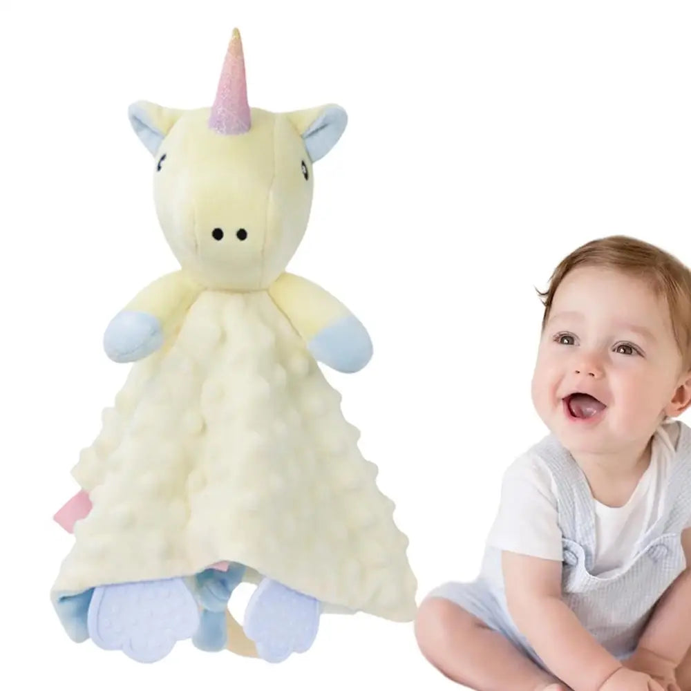 Security Soft Stuffed Animal Blanket Plush Kids Snuggle Toy Unisex