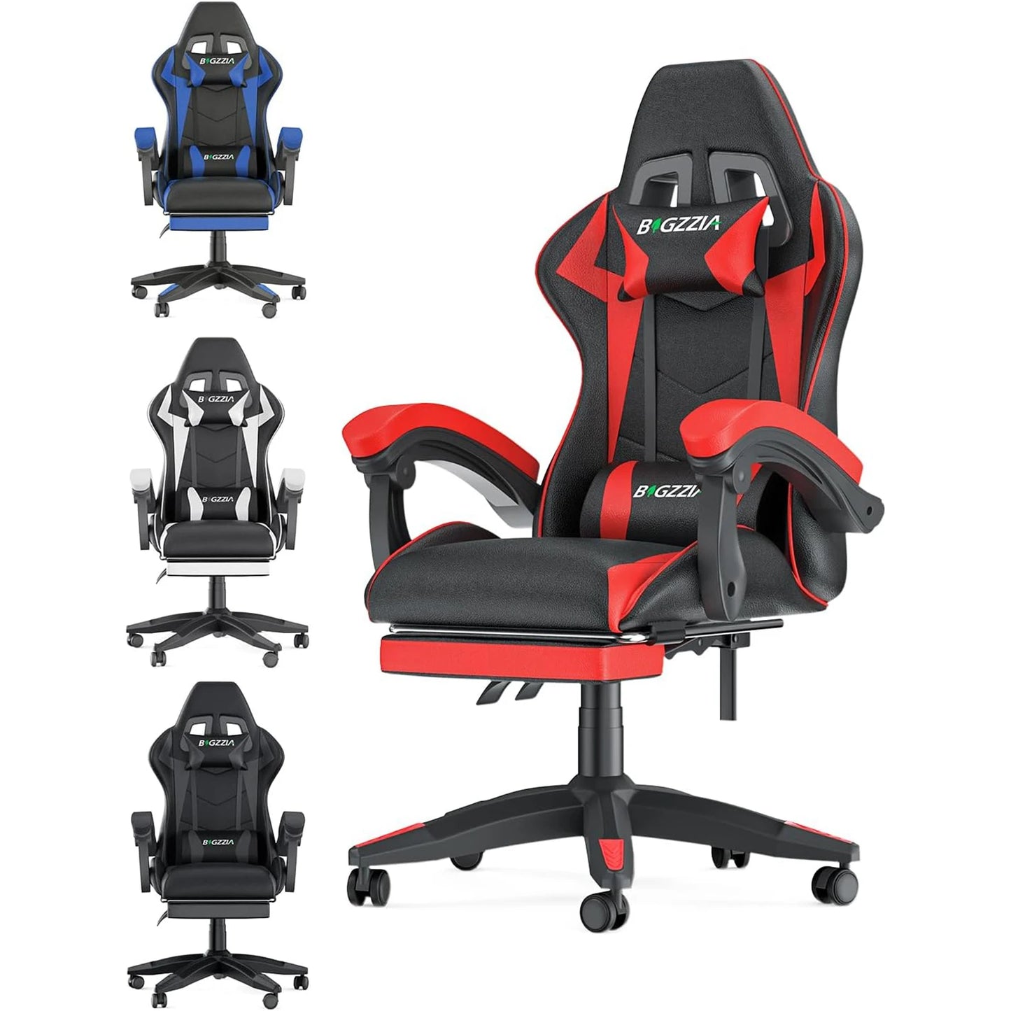 Ergonomic Computer chair with Lumbar Cushion Headrest