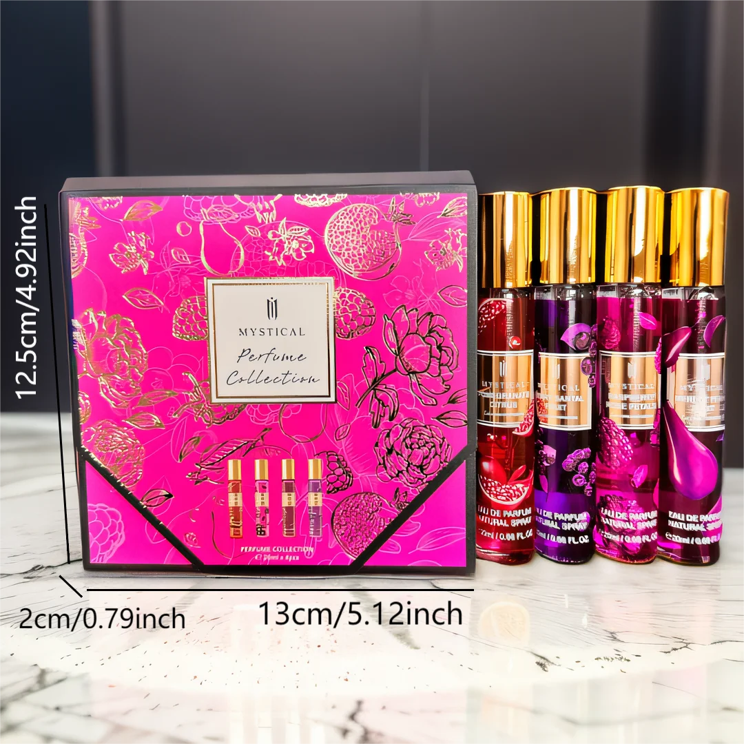MYSTICAL Women's perfume gift box, fruity fragrance fresh