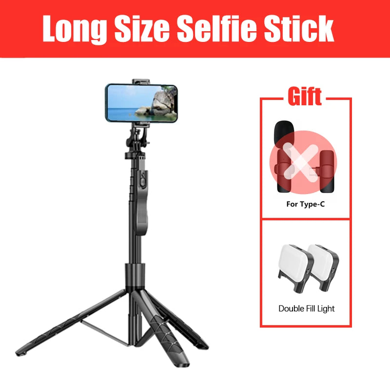COOL DIER L16 1530mm Wireless Selfie Stick Tripod Stand Foldable Monopod With Bluetooth Shutter For Gopro Cameras Smartphones