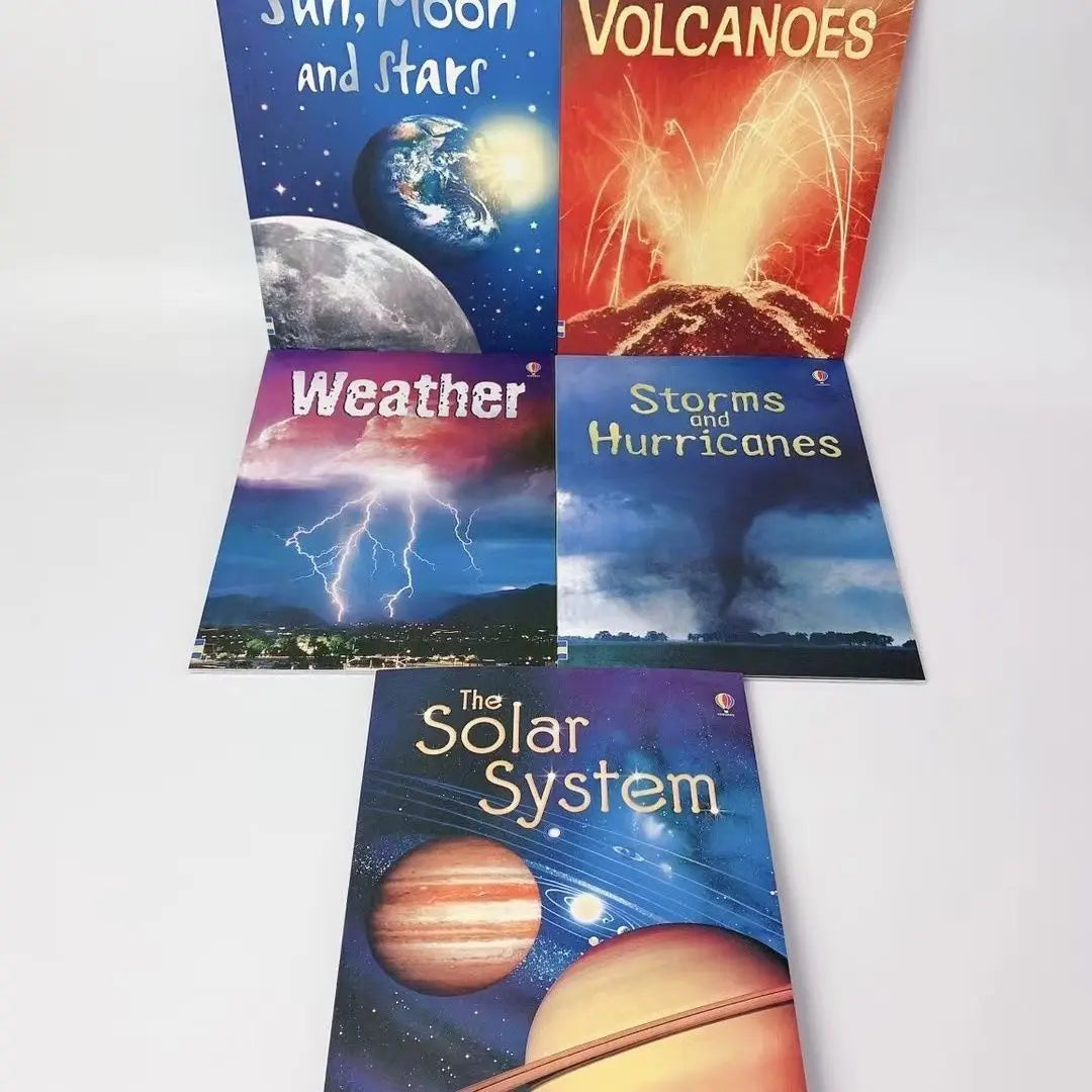 10 Books/Set Paperback Usborne Beginners Interesting Science Children Books