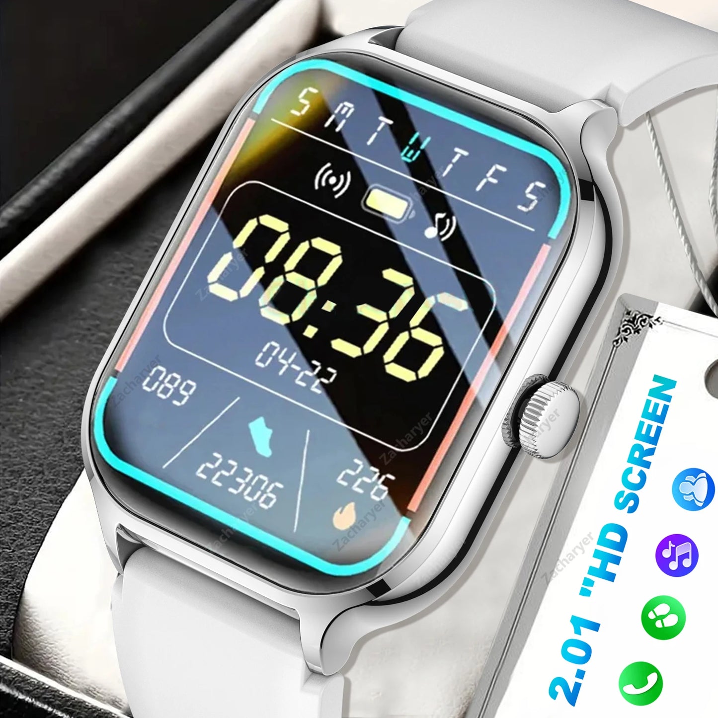 Smart watch full touch screen, sports watch.