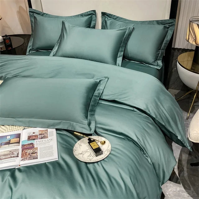 100% Egyptian Cotton 3pcs Luxury Duvet Bedding Set