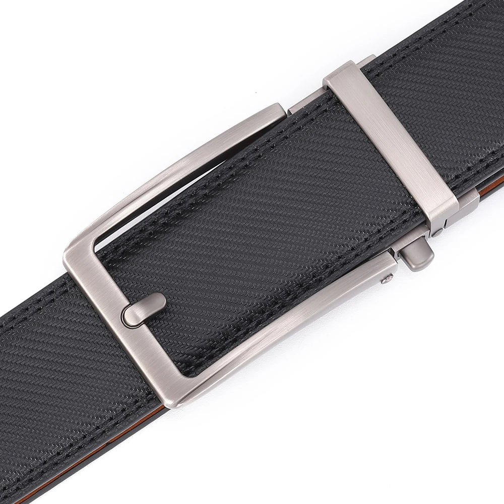 Men Luxury Buckle Genuine Leather Belt