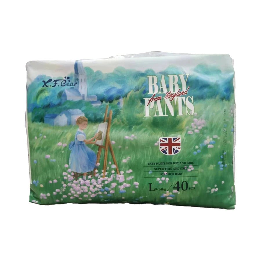 Disposable baby walking pants, lightweight and breathable, with a bubble waist design