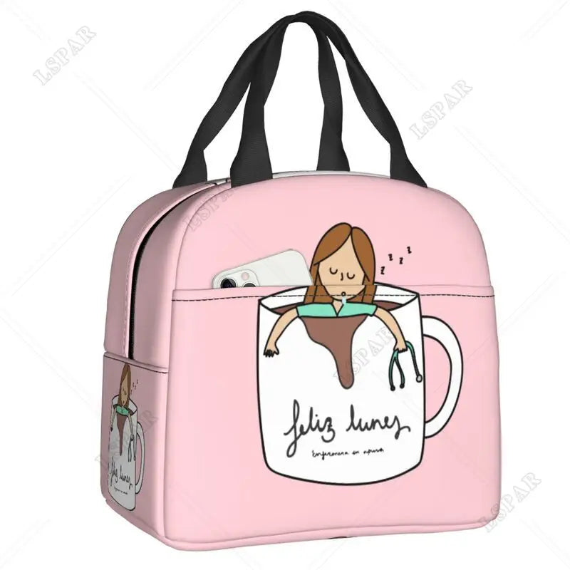 Thermal Insulated Women Lunch Bag
