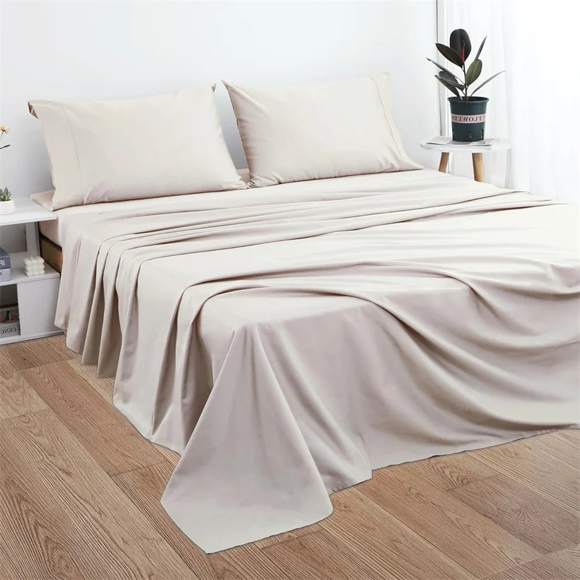 1Pc 100% Egyptian Cotton Flat Sheet High Quality 800 Thread Count Pure Cotton