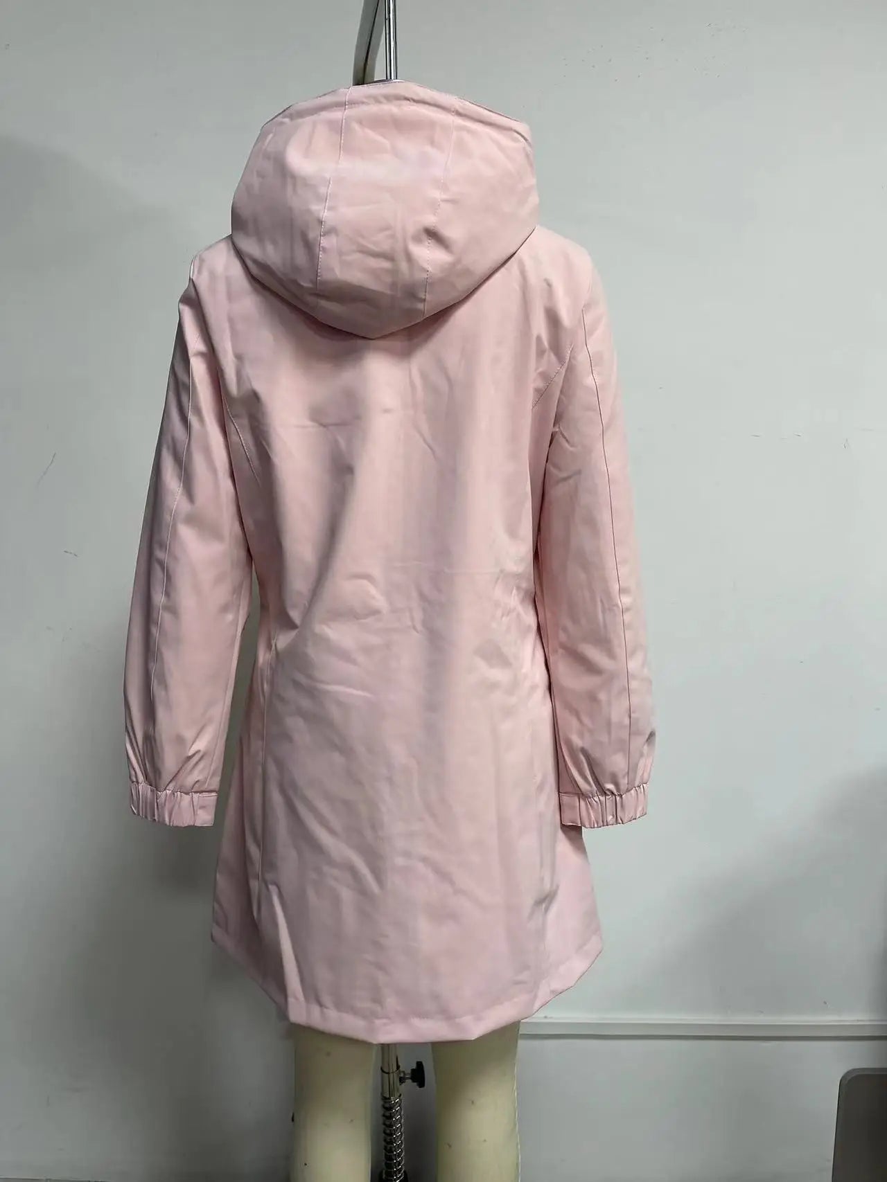 Spring Women's Hooded Long Jacket, Size S-3XL