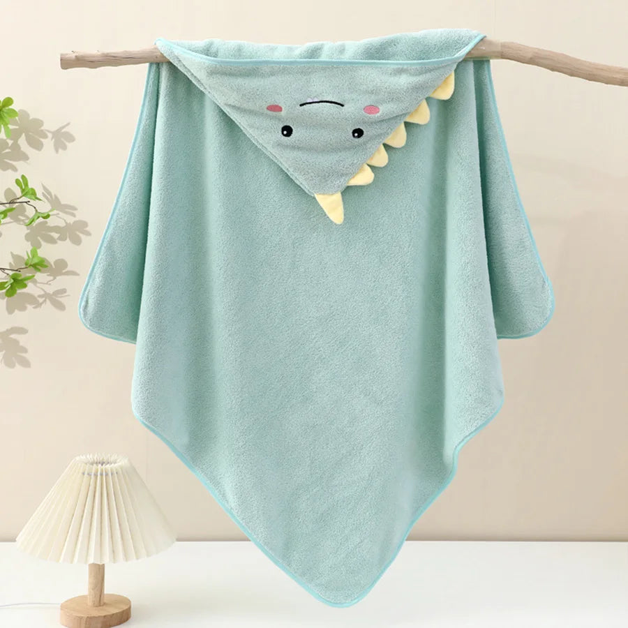 Infant Baby Swaddle Fleece Bathrobe Wrap Blanket