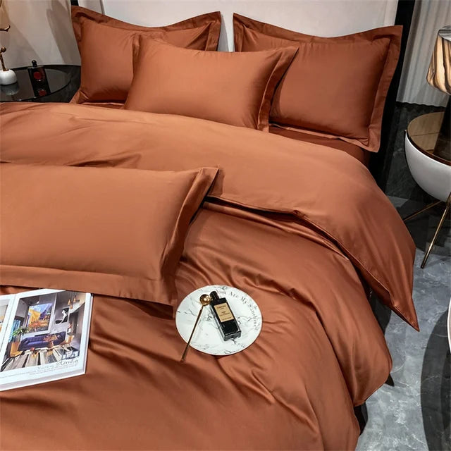 100% Egyptian Cotton 3pcs Luxury Duvet Bedding Set