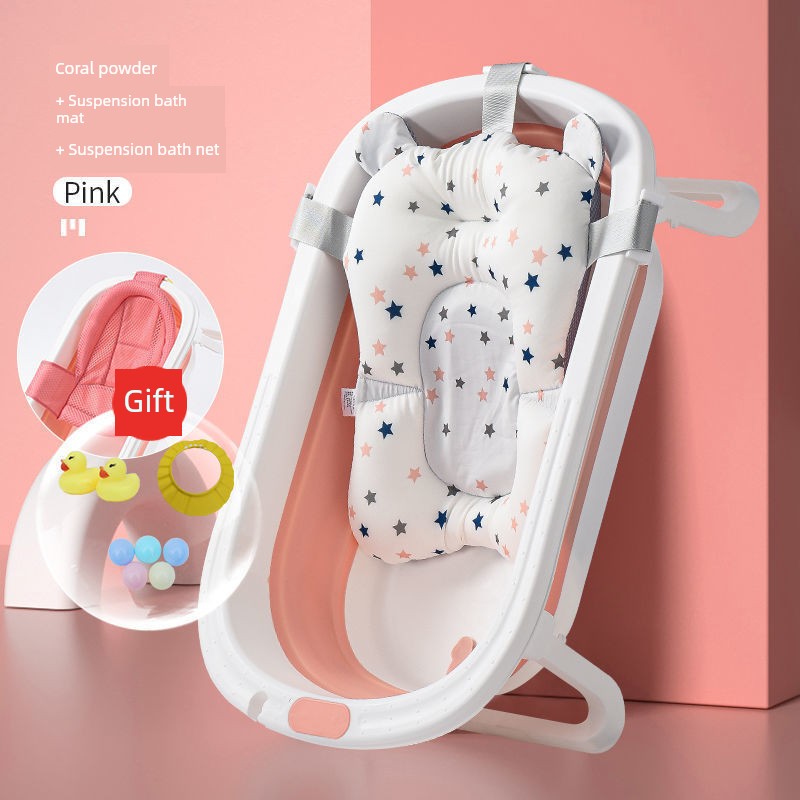Baby Foldable Bathtub Bathtub Baby Lying Large Size Bath Bucket Kids Home Bath Newborn Children's Products