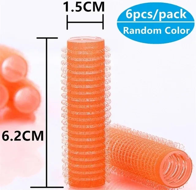 Magic Self Grip Hair Rollers 6Pcs