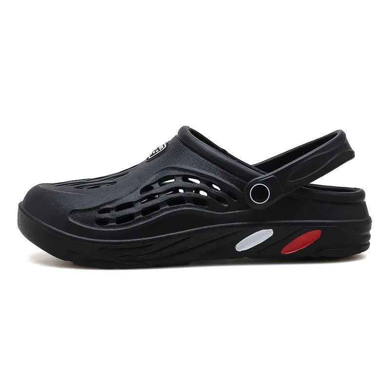Summer Men's Sandals Light EVA Casual Shoes Hole Clogs Outdoor Beach Flat Slippers Big Size 49