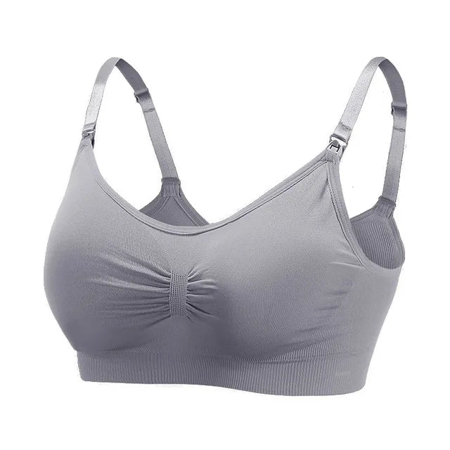 Breastfeeding Maternity Nursing Bra for Feeding Nursing Wirefree Breathable Bra