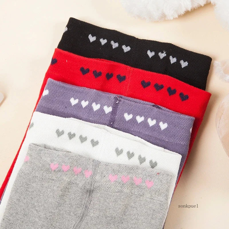 Soft Cotton Baby Girl Tights Thicken Children Pantyhose