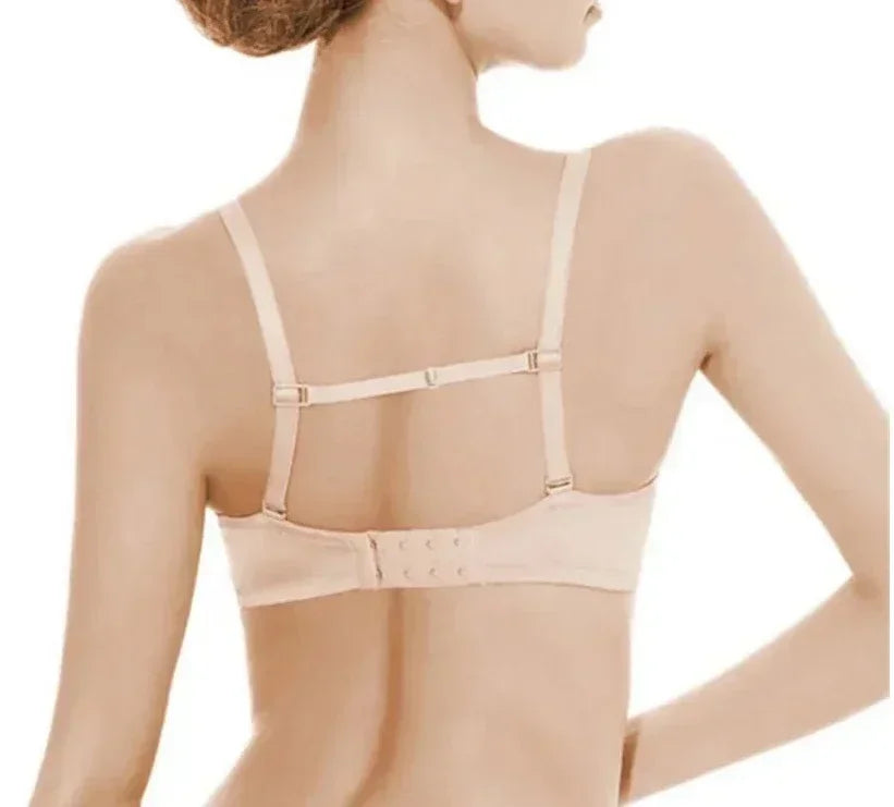 Women Sexy Push Up Seamless Solid Color Wireless One-pieces Bras Convertible Straps Brassiere
