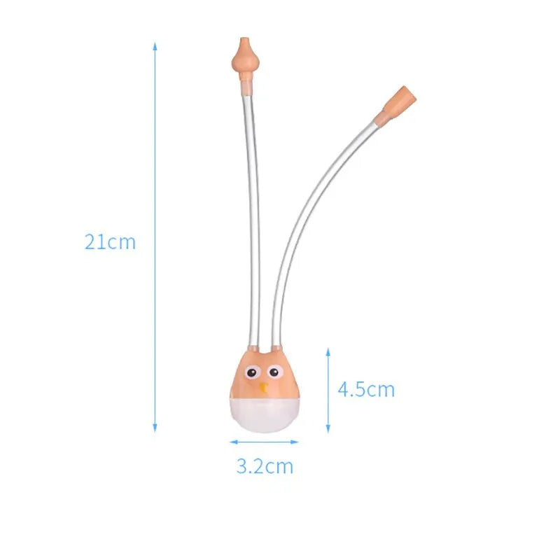 Baby Nasal Mouth Silicone Booger Suction Pipe for Infant