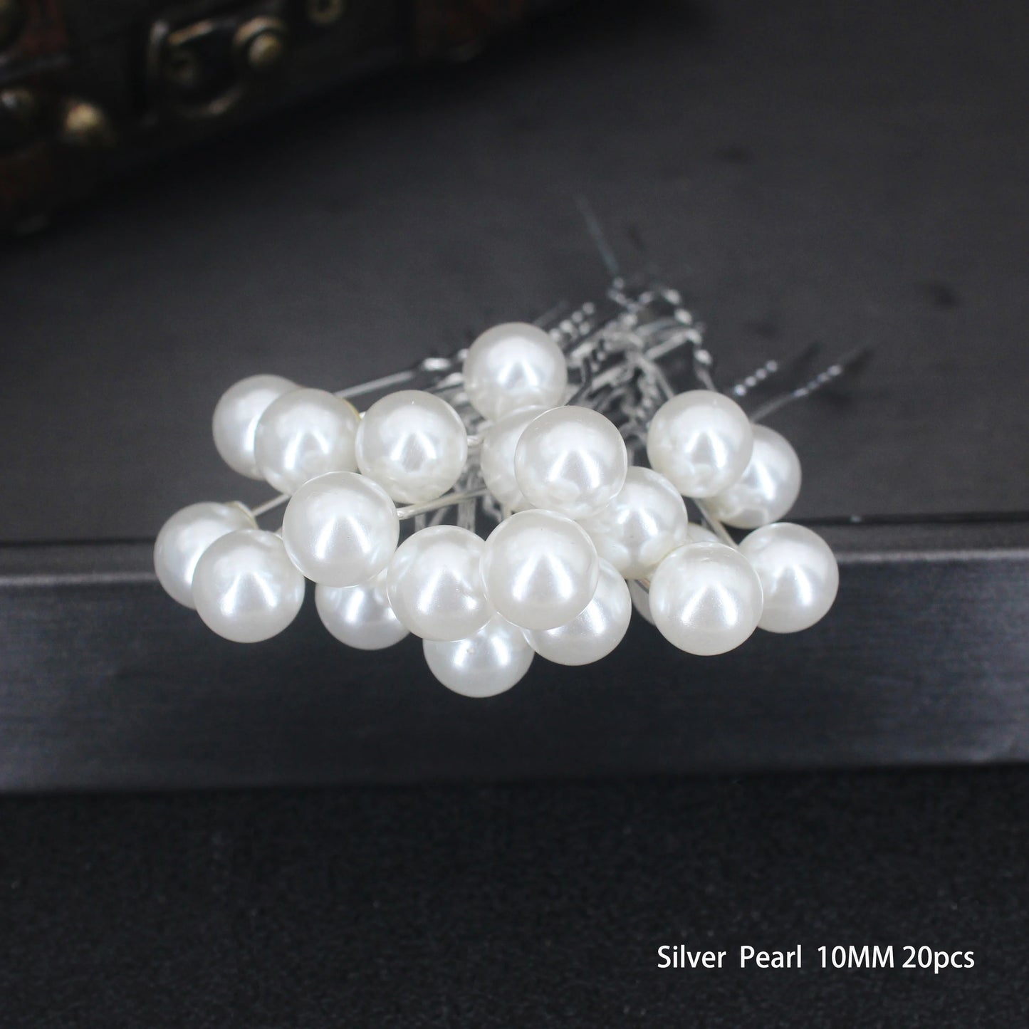 20PCS Rose Flower Rhinestone Hair Clips Crystal Hair Pins for Bridal Wedding Party Daily Hair Jewelry Accessories