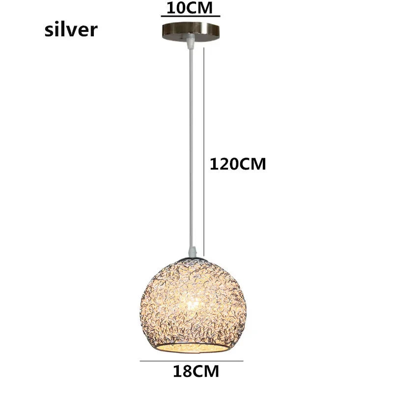 Color Aluminum Wire Chandelier Lighting Fixtures