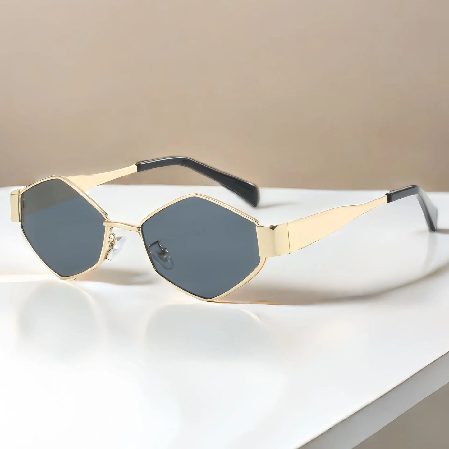 Fashion Hexagon Sunglasses Women Luxury Brand Design Unique Polygon Sun Glasses