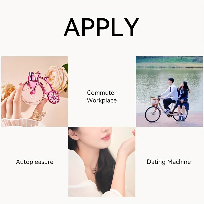 25ML Bike Styling Women's Perfume Pink Floral Fresh Fragrant