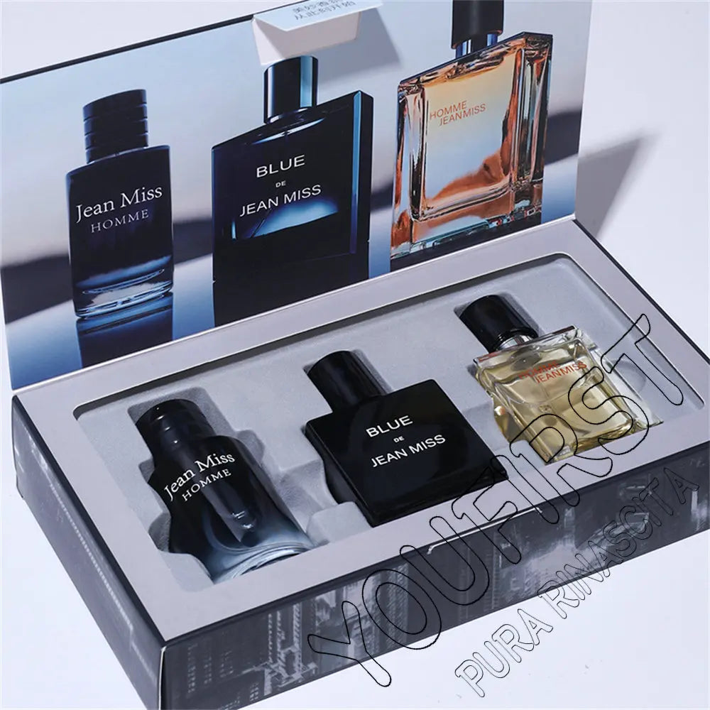 High Quality Men's Perfume 90ml Gift Box 3pcs Set Colognes Scent