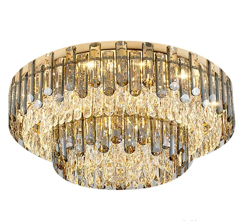 Luxury Crystal Ceiling Chandeliers for Home Hotel Restaurant Villa LED Light