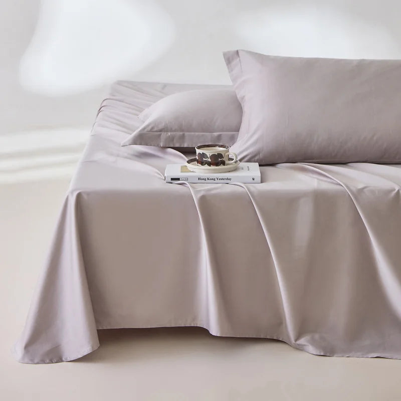1Pc 100% Egyptian Cotton Flat Sheet High Quality 800 Thread Count Pure Cotton