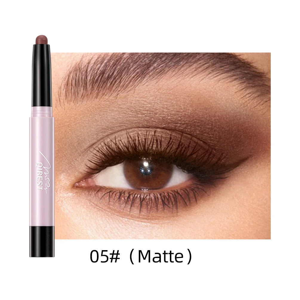 Eyeshadow Pencil Waterproof Glitter Matte Nude