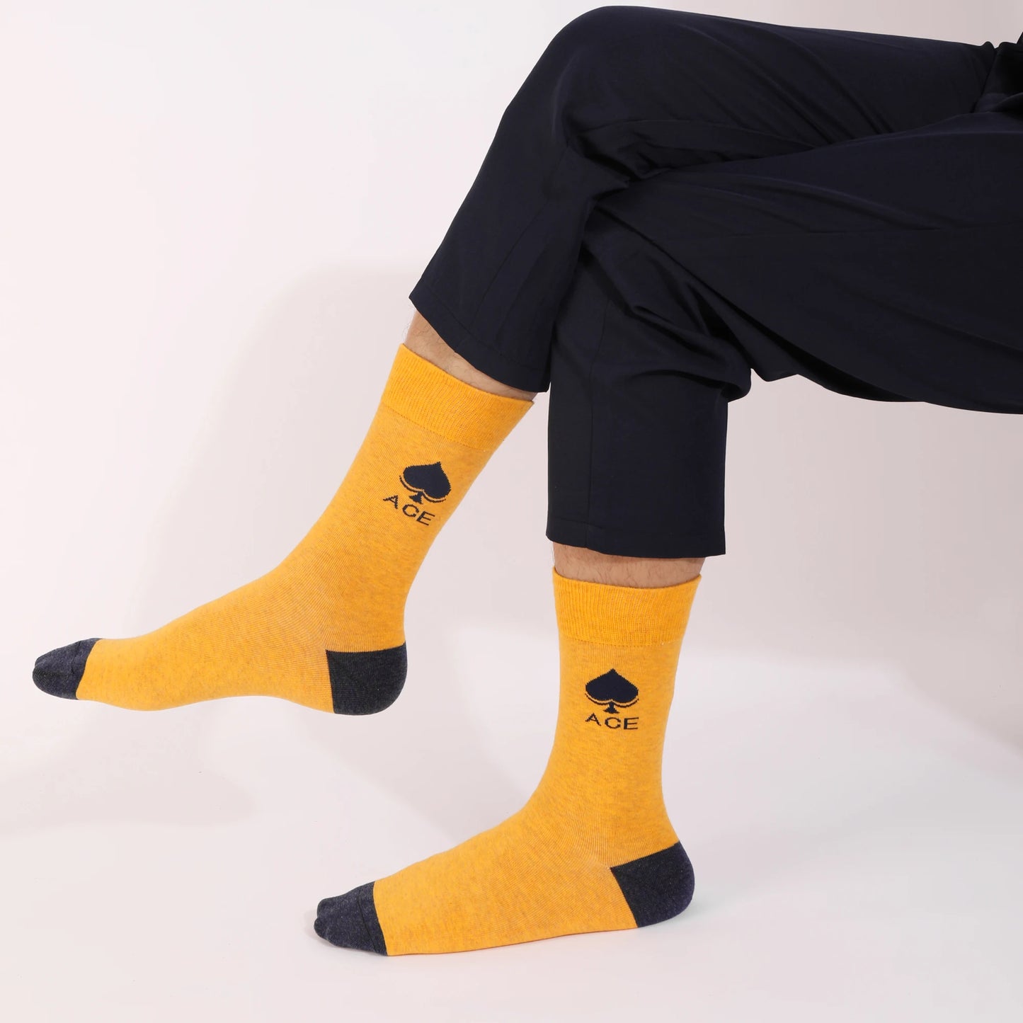 1Pairs Men's Fun Cool Breathable CottonCasual Socks Fun Patterns