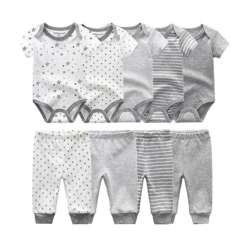 Newborn Clothing Unisex Sets Bodysuit & Pant