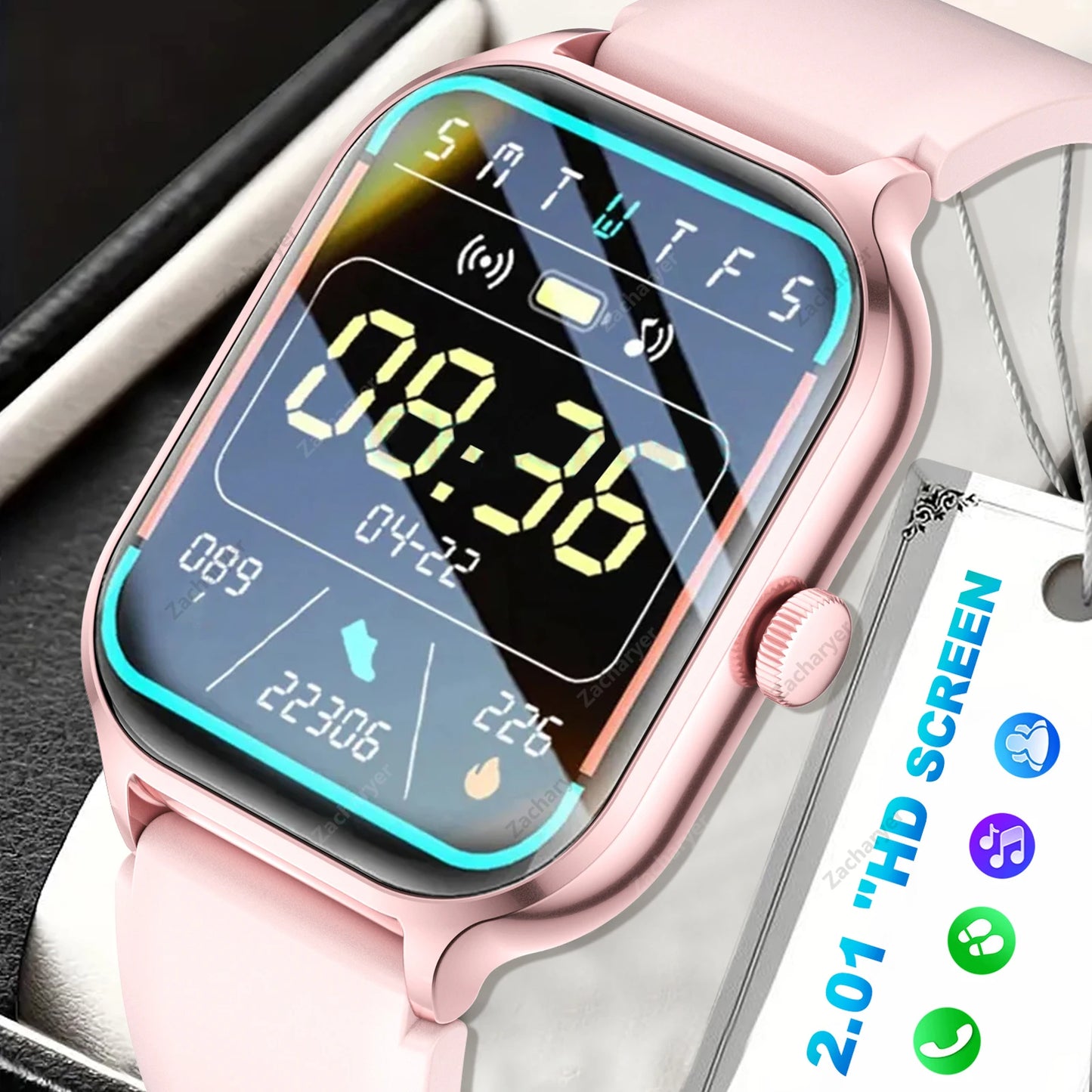 Smart watch full touch screen, sports watch.