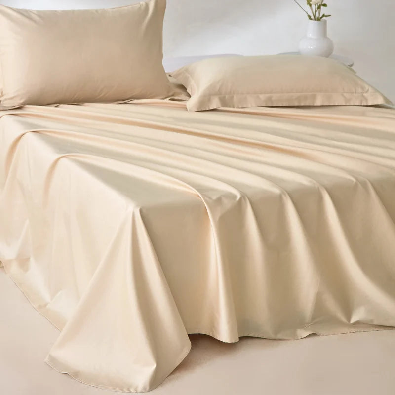 1Pc 100% Egyptian Cotton Flat Sheet High Quality 800 Thread Count Pure Cotton