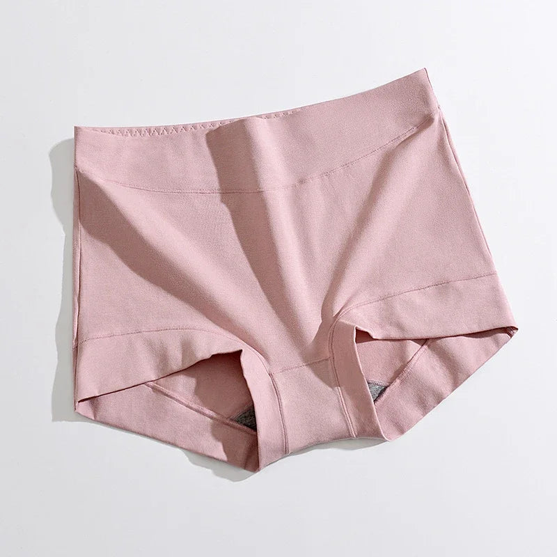 Seamless Shorts High-Rise Panties for Women