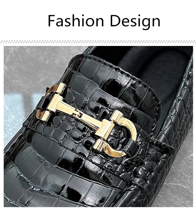 High Quality Luxury Green Snakeskin Leather Men Casual Comfort Lightweight Plus Size 48