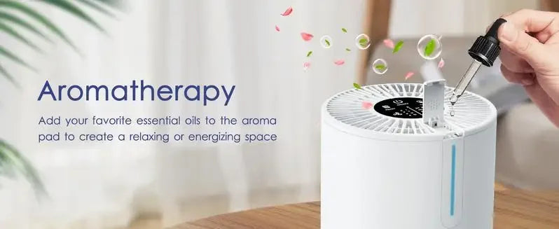 2 Packs MOOKA Air Purifiers for Home Bedroom Up to 300Ft² H13 True HEPA Filter Protable with USB Cable