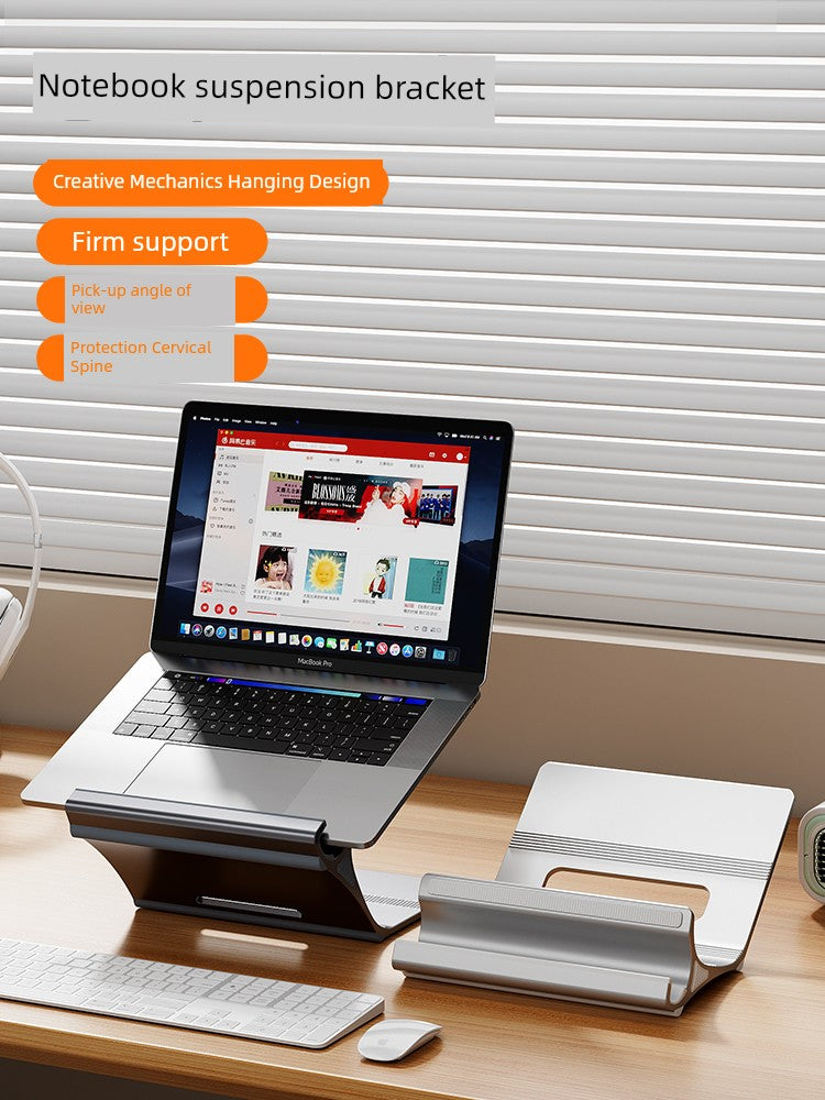 Notebook Aluminum Alloy Suspension Riser Bracket Computer iPad Tablet MacBook