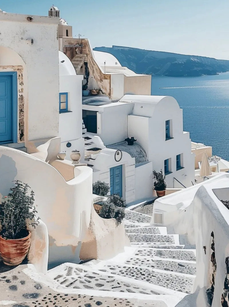 Modern Greece Landscape Posters Prints Canvas