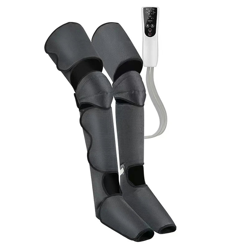 Leg Air Pressotherapy Massager Heated Foot & Knee Promote Blood Circulation Relieve Legs Muscle Pain