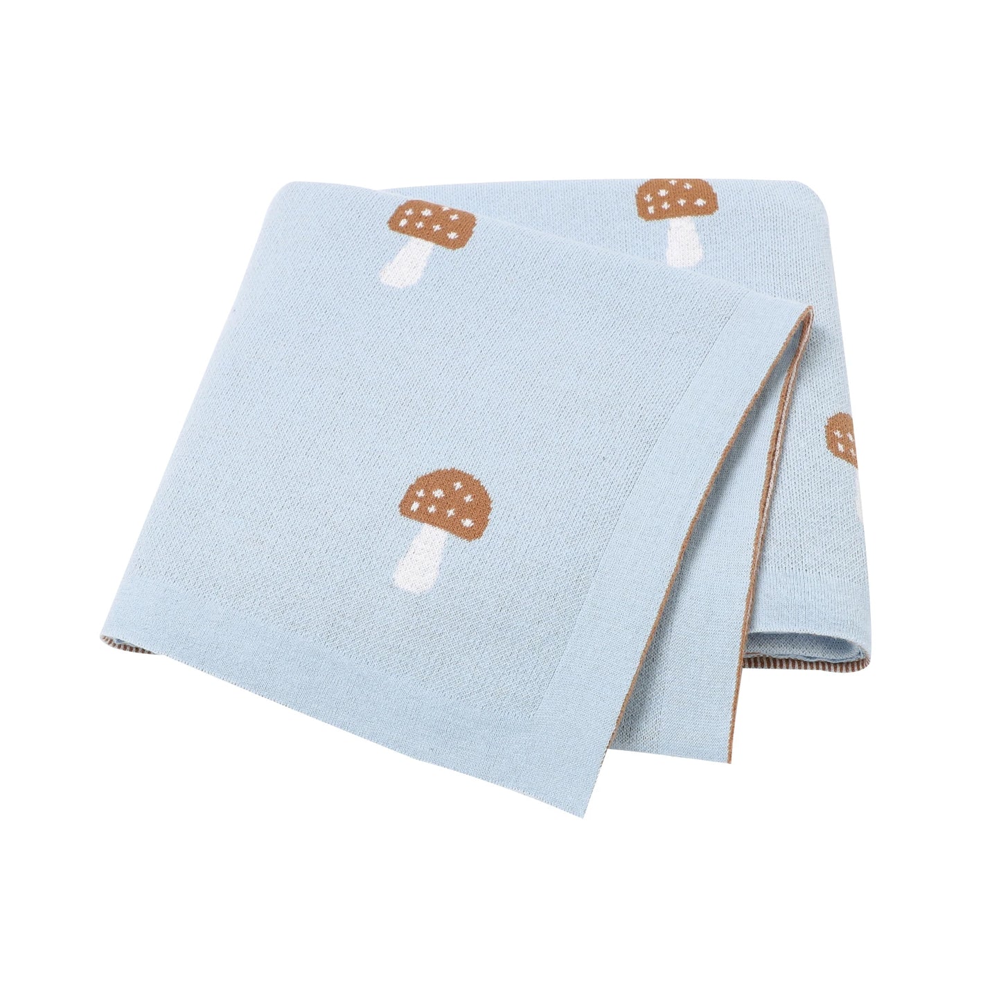 Cotton Knitted Baby Blanket Newborn Boys Girls Super Soft Stroller Basket Swaddle Wrap 100*80cm Infant Receiving Quilt