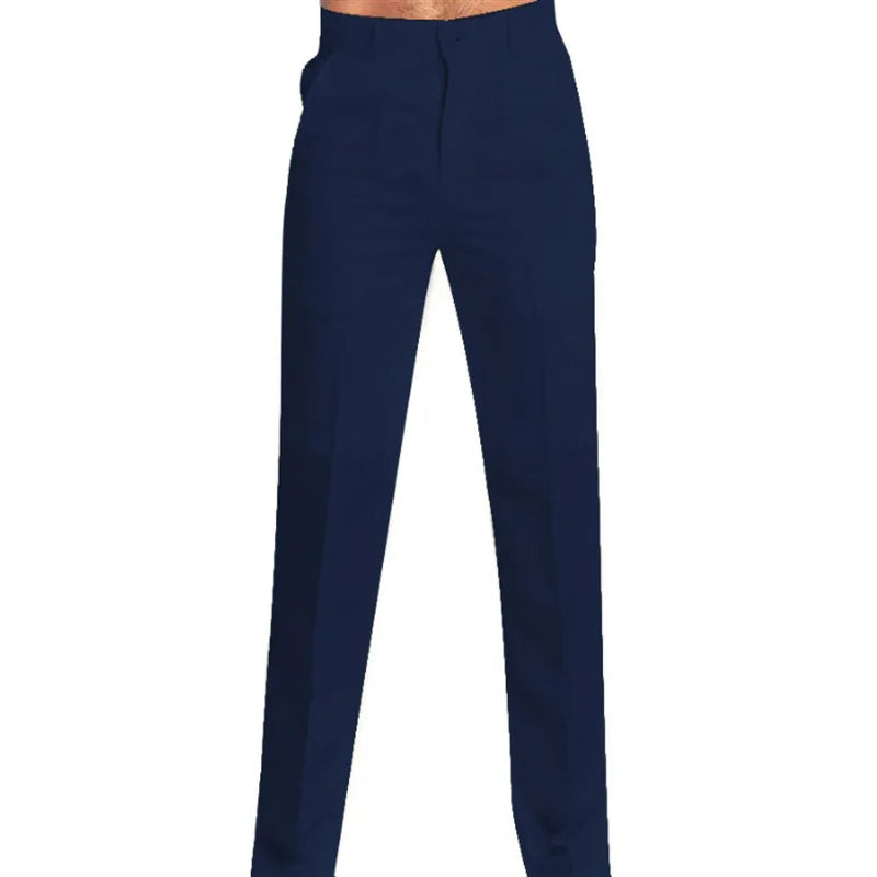 Men's Linen Slant Pocket Straight Solid Color Comfortable Breathable Daily Casual Pants
