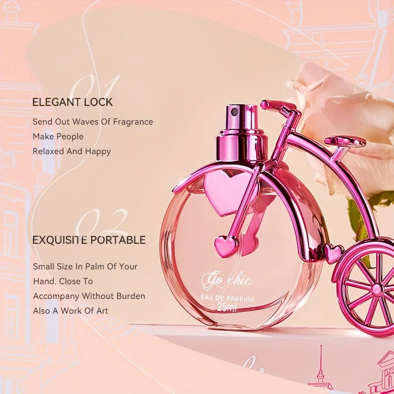 25ML Bike Styling Women's Perfume Pink Floral Fresh Fragrant