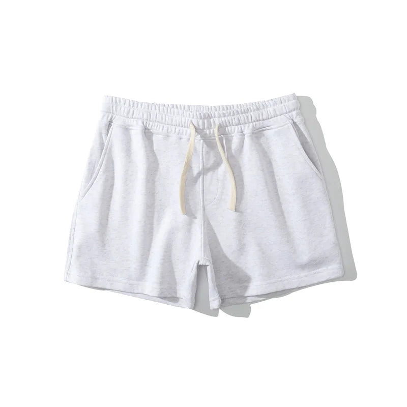 Cotton Running Shorts For Men Gym Fitness Home Casual Sport Underwear Yoga Workout Training Loose Boxers Super Short Pants Sweat