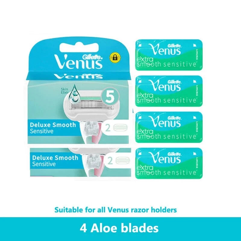Gillette Venus 5-layer Blade Refill Razor Blades Extra Smooth Sensitive Skin Soap Bar for Women Body Shaving