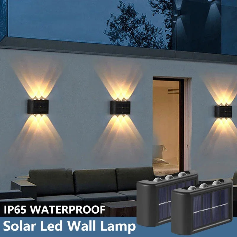 Solar Outdoor Waterproof Wall Lamp