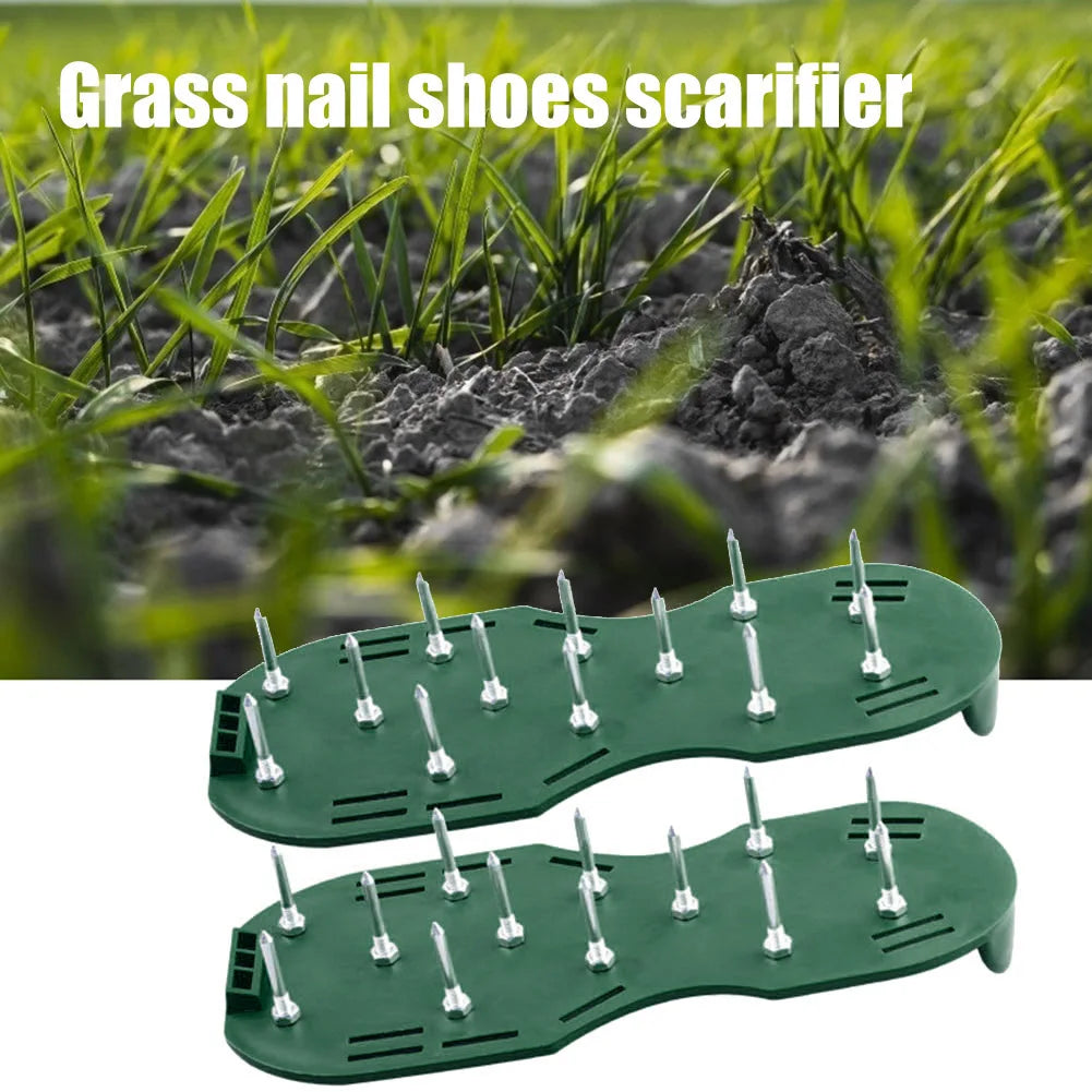 Garden Long Nail Aerator Grass Shoes Loose Soil Tool 5cm Yard Grass Cultivator